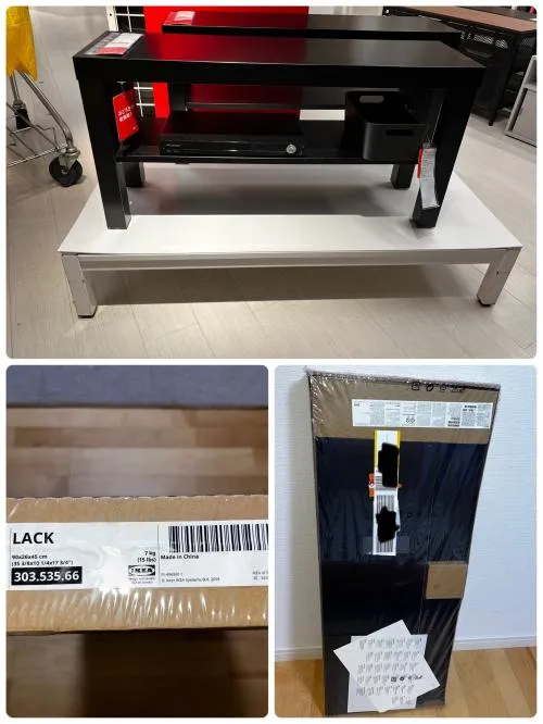 【新品】IKEAスリムテレビ台