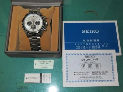 ★新品★　SEIKO腕時計　コレクション　ソーラー　クロノグラフ