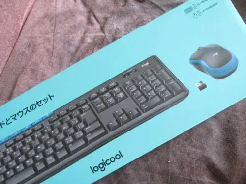 【ロジクール】Logicool ワイヤレス キーボード＆マウス セット/新品同様品