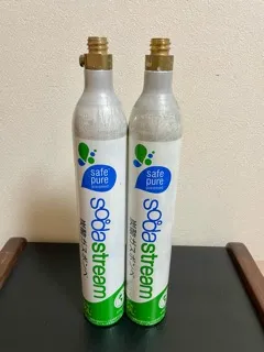 ソーダストリーム空ガスシリンダー2本