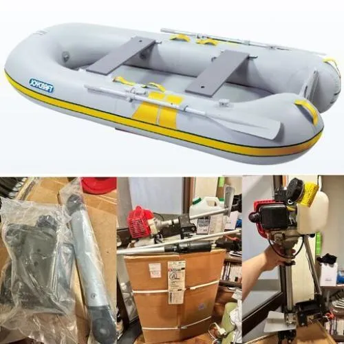 ジョイクラフト TRM-270 GS ゴムボート と ジェイモ1.2馬力 船外機 JMO SP-1Plus