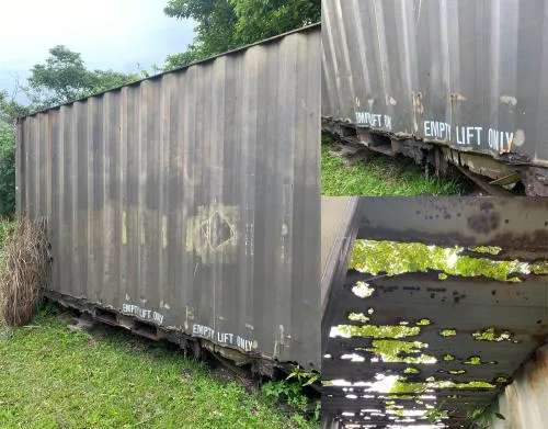 20ft コンテナ　ジャンク品