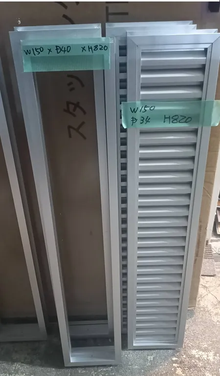 ガラリ枠・ガラス枠￥2,000/1個