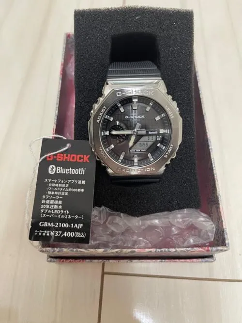 極美品！G-SHOCK GBM-2100-1AJF Bluetooth搭載　ソーラー電池