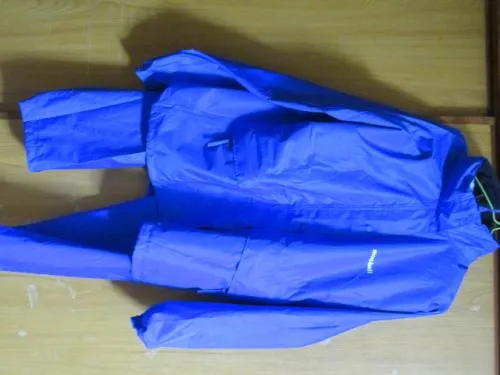 【mont-bell】モンベル 軽量レインウェア上下 レディースＬサイズ（メンズＭサイズ相当）ハイドロブリーズ レインウェア セットアップ 上下セット 青 L 